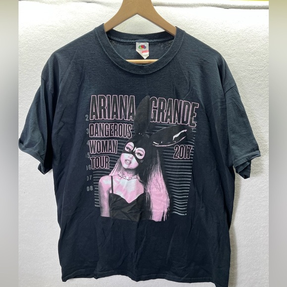Ariana Grande 2017 Dangerous Woman Tour Shirt Womens XL Concert Show 2105 - Picture 1 of 7